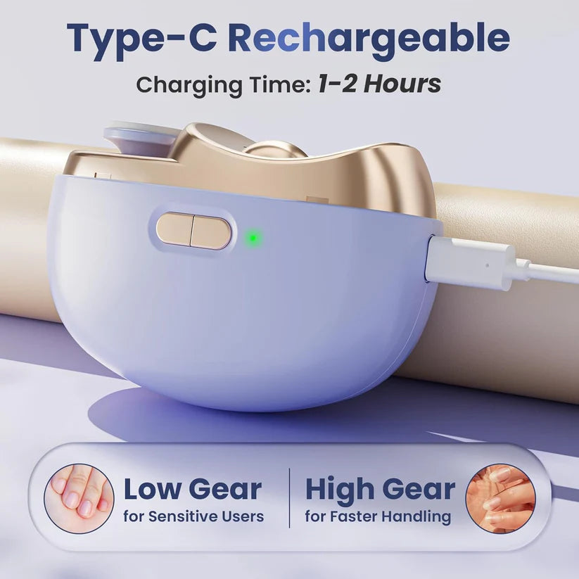 2-in-1 Automatic Electric Nail Cutter And Polishing