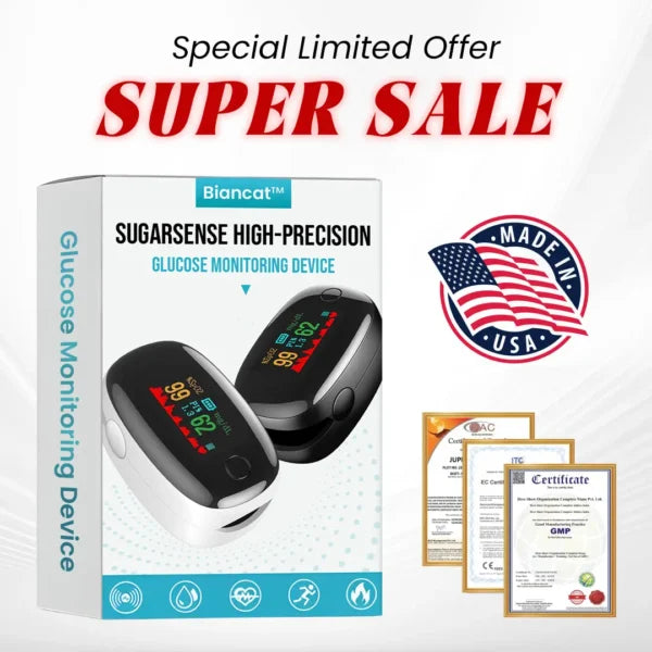 SugarSense High-Precision Glucose Monitoring Device ( Pack of 2 )
