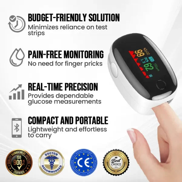 SugarSense High-Precision Glucose Monitoring Device ( Pack of 2 )