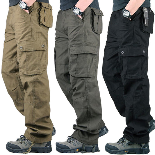 (PACK OF 3) Cargo Hiking Pants For Men Water Resistant